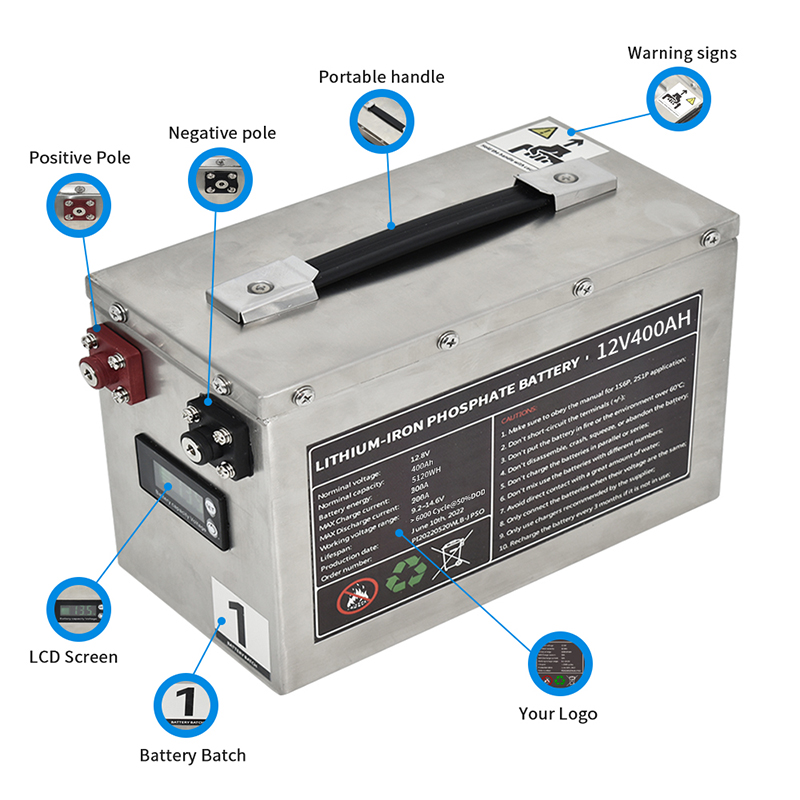 RV Camper Lithium Battery Lifepo4 12V 48V Lithium Iron Phosphate Battery 12.8V 400Ah 800Ah 5Kwh 7Kwh 10Kwh 12Kwh 20kwh For RV Golf Cart Motorhome Camper Recreational Vehicle