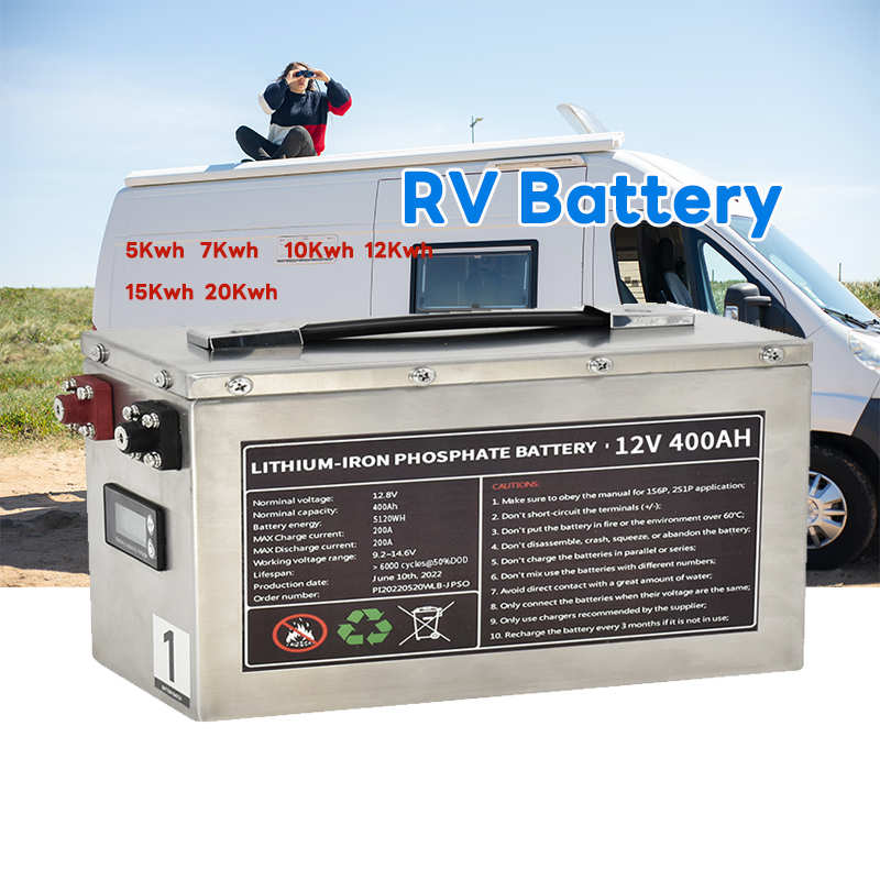 RV Camper Lithium Battery Lifepo4 12V 48V Lithium Iron Phosphate Battery 12.8V 400Ah 800Ah 5Kwh 7Kwh 10Kwh 12Kwh 20kwh For RV Golf Cart Motorhome Camper Recreational Vehicle