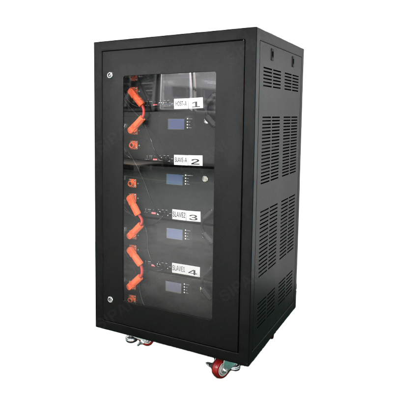 48V 1000Ah High Capacity Lithium Ion Battery Solar Storage Cabinet Rack Mount Battery Solar System Battery for Commercial Home Energy Storage System 50kwh