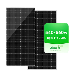 Tiger Pro 72HC 540W 545W 550W 555W 560W HC PV Module Home Roof System Residential House Half Cells Mono Solar Panel with 25 Linear Power Warranty for Sale