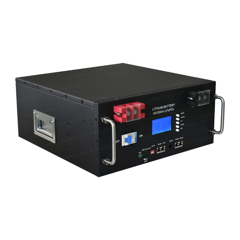 SIPANI Server Rack Lifepo4 Battery 24v 48v 50ah 100ah 200ah 2.5kwh 5kwh 10kwh Rack Mounted Lithium Ion Battery For Off-grid