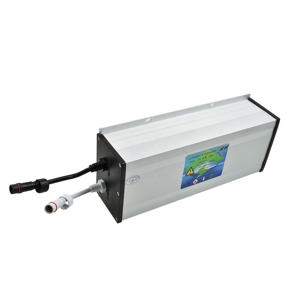 12v 24v 30ah 40ah 50ah 60ah Ip65 Waterproof 18650 Ternary Lithium Battery Pack for Solar Street Lights Cctv Camera System