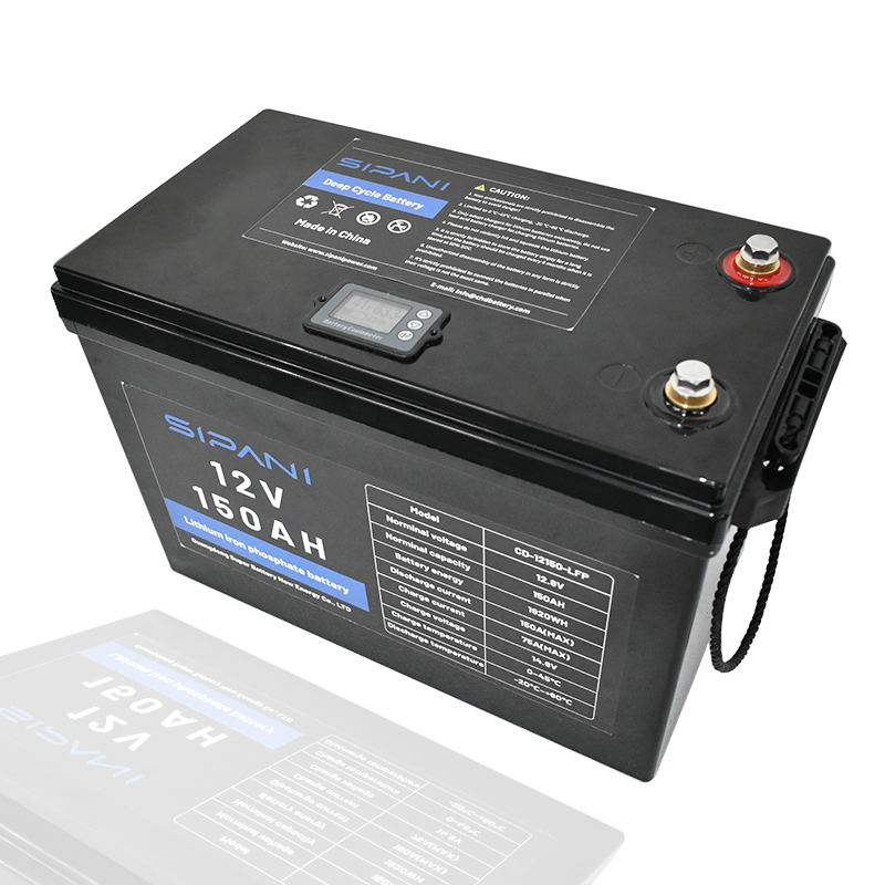 [Replace Lead-acid Battery] 12v 150ah Lithium ion Battery Deep Cycle Lifepo4 Battery with Screen