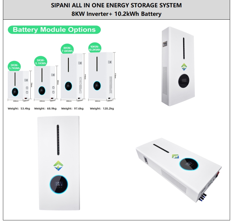 all in one inverter and lithium battery