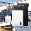 EU Mini Balcony Solar Panel System Micro 3kwh Powerwall Battery Home Complete Energy Storage System Micro Inverter Balcony PV 24V 120Ah Wall Mounted Lifepo4 Battery