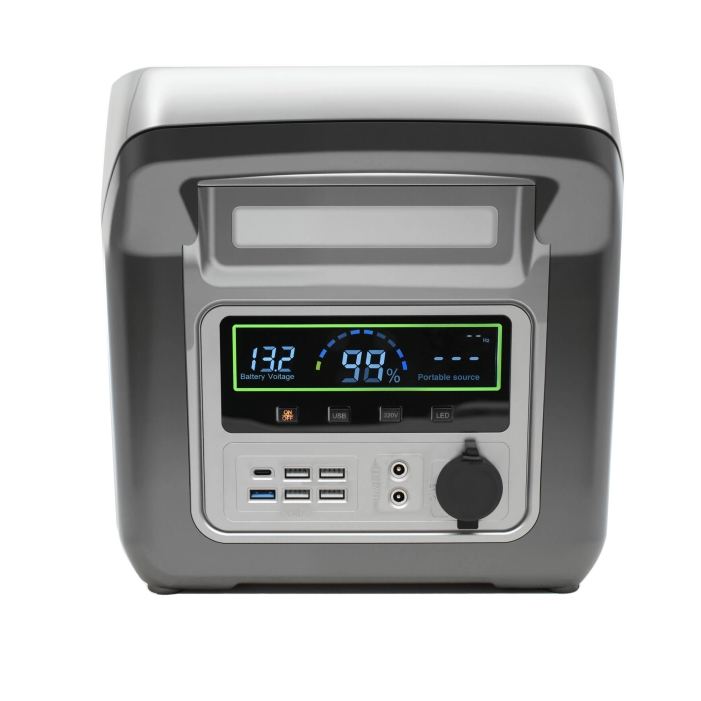 SIPANI Portable Power Station - 1000W, Lithium-Ion (LFP), AC, DC, USB-A, USB-C, QC 3.0, Wireless Charging