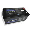 Customized 12V 24V 36V LifePO4 RV Marine Ship Boat Home Energy Storage Lithium Iron Phosphate Battery With Bluetooth WIFI MPPT Controller Battery Indicator