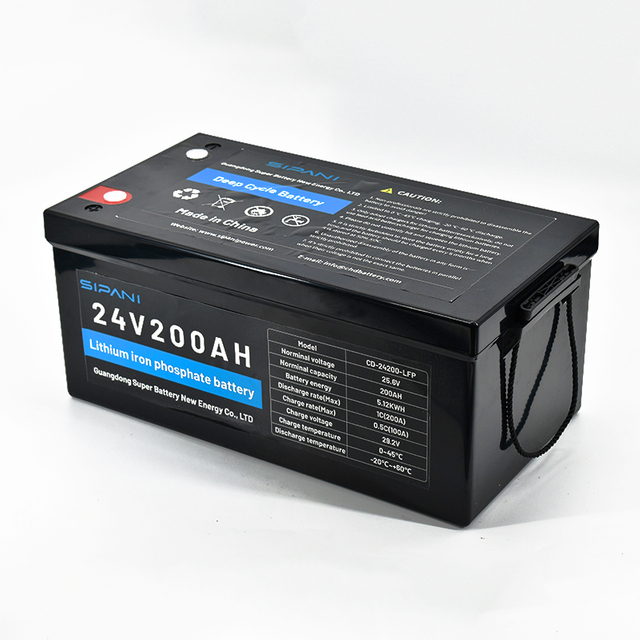 Deep Cycle Lifepo4 Battery 24v 200ah Lithium Battery