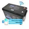 Customized 12V 24V 36V LifePO4 RV Marine Ship Boat Home Energy Storage Lithium Iron Phosphate Battery With Bluetooth WIFI MPPT Controller Battery Indicator