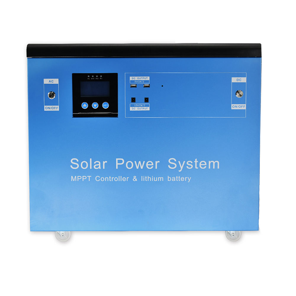 220V 3KW 3KWH Mini Portable Solar Generator System Solar Power Generator for Rv/van/marine/solar /golf Cart/cpap/camping