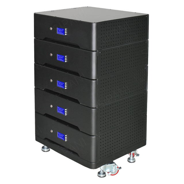 48V 100Ah 200Ah 300A 400Ah 500Ah 600Ah LiFePo4 Battery Stackable Household Energy Storage Battery Solar ESS Stacked Battery Pack
