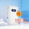 Solar Powerwall All In One Solar System 5kva Inverter With Built In 48v 10kwh lifepo4 Lithium Battery 5kw Hybrid Inverter And Battery Integrated For Home System