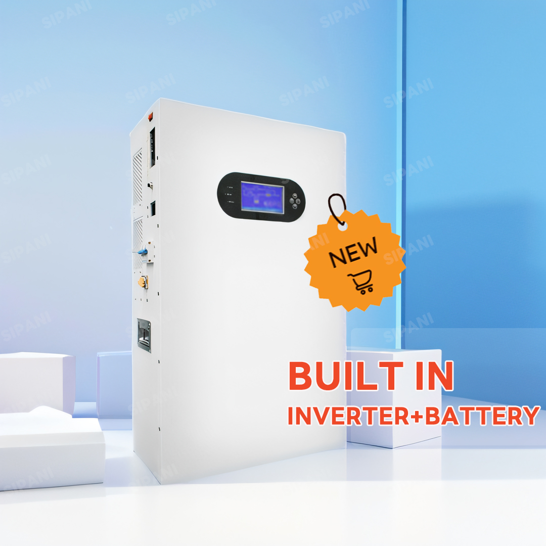 Solar Powerwall All In One Solar System 5kva Inverter With Built In 48v 10kwh lifepo4 Lithium Battery 5kw Hybrid Inverter And Battery Integrated For Home System