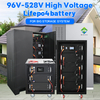 384V 100kWh High Voltage Battery 384V 280AH HV ESS Rack Mount High Voltage Ups Lifepo4 Battery Pack Solar Enerey System LFP 380V 107kwh for Small Industrial and commercial