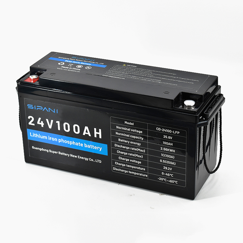 Deep Cycle Lifepo4 Battery 24v 200ah Lithium Battery