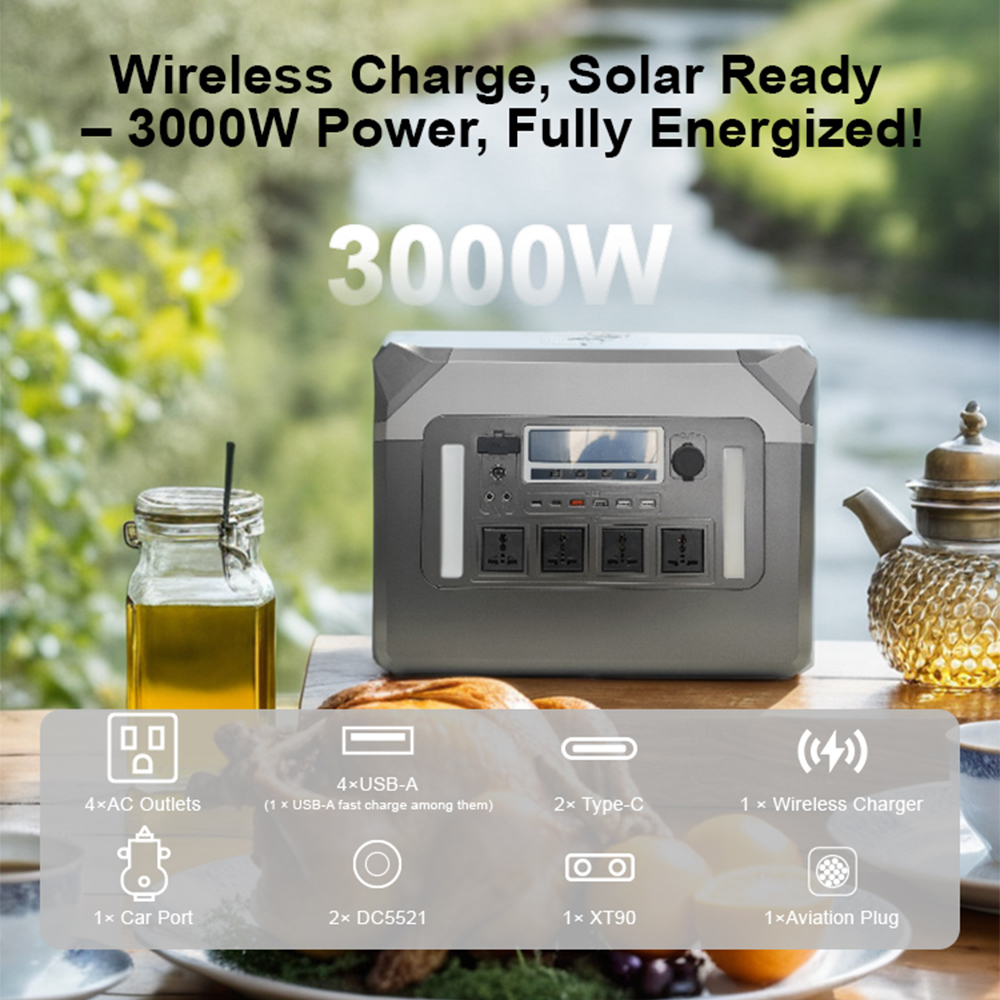 Hot Selling 300W 500W 1000W 2000W 3000w 5000w 192wh 384wh 1280wh 2304wh 2560Wh 5120Wh Solar Generator Backup Emergency Camping Outdoor Mobile Portable Power Station