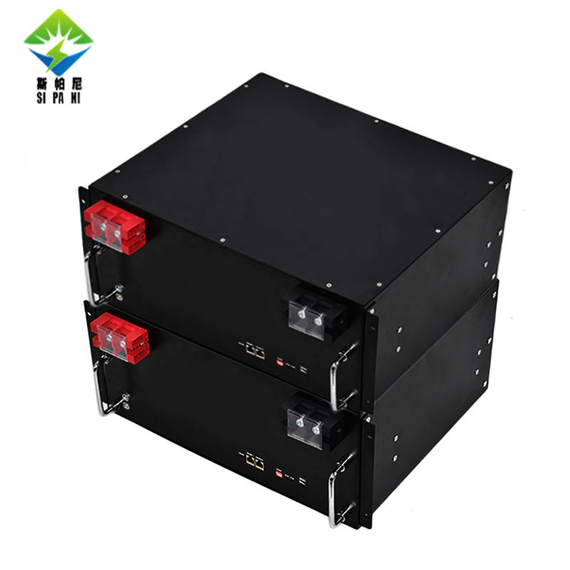 SIPANI 19 inch Cheap Long Service Life Rack Mount Lifepo4 Battery Lithium Solar 24v 48v Server Rack Battery With Smart Bms