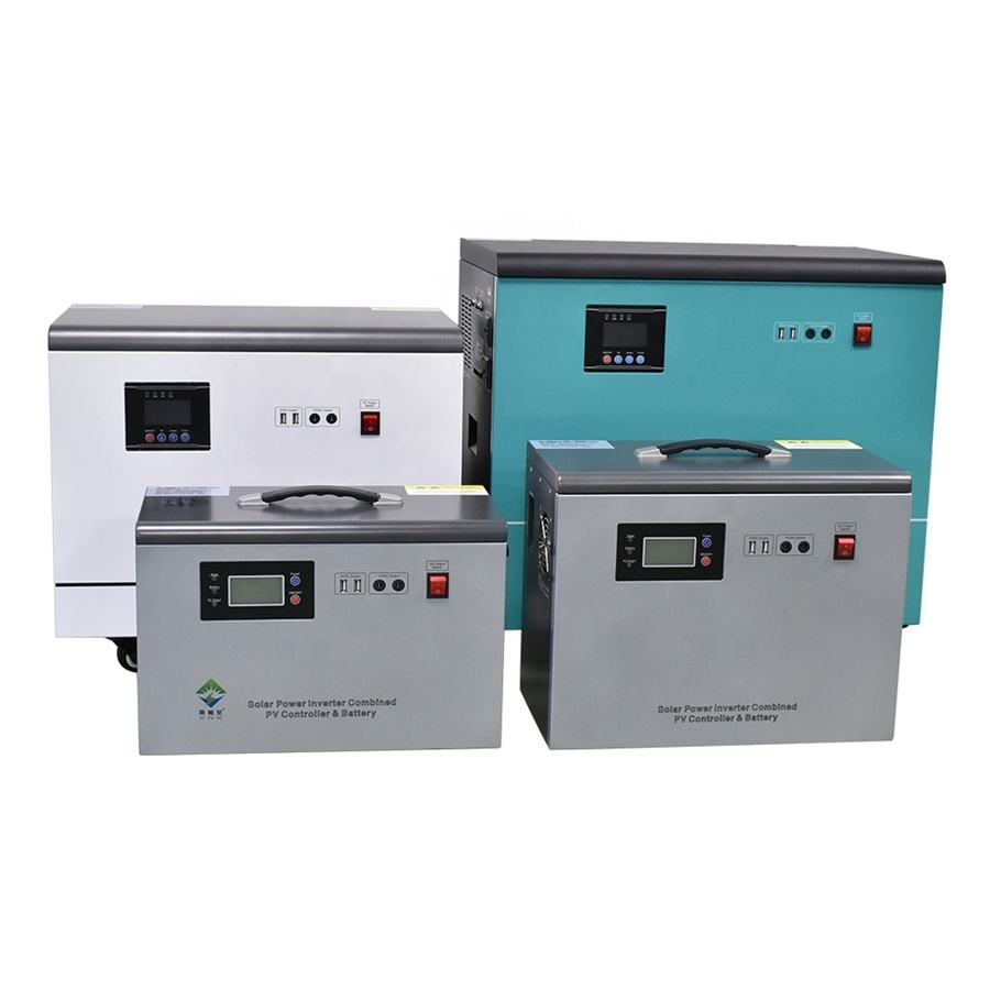 On-board Solar Power Backup Supply 500/1500/2000/3000w Portable Home Solar Power System