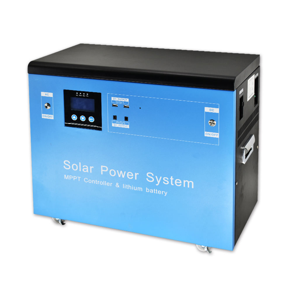 Customized 2000 Watt Solar Generator 50/60Hz 2K Watt MPPT Portable Power Station UPS Off-Grid Solar Power System