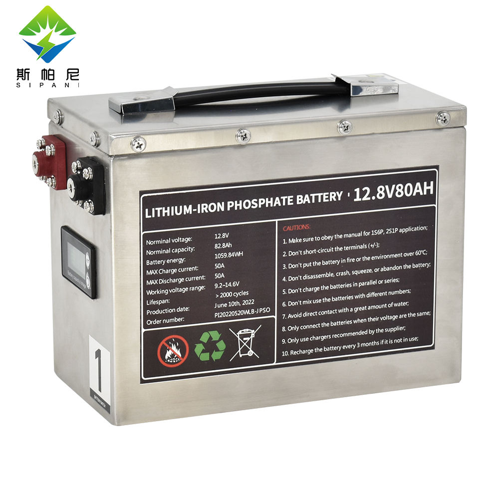 Customized 12.8v Long Life Lifepo4 Rechargeable Li-ion Storage 12v 80ah Lithium Ion Battery 26650 Lifepo4 Battery
