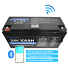 24V 105Ah Lifepo4 Battery Deep Cycle LFP Lithium Battery with Screen