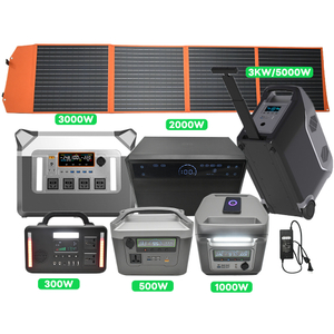 Hot Selling 300W 500W 1000W 2000W 216wh 432wh 1440wh 2592wh Solar Generator Backup Emergency Camping Outdoor Mobile Portable Power Station