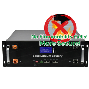 No Flammability Rack Mount Battery Energy Storage Household ESS 48v 50ah 100ah 200ah Solid-State Battery 51.2v 2.5kwh 5kwh 10kwh Lifepo4 Lithium Battery