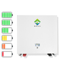 25.6V Wall Mounted Lifepo4 Lithium Battery 2.56kWh 3.84kWh 5.12kWh LFP Solar Energy Storage Battery 24V 100AH 150AH 200AH Powerwall 