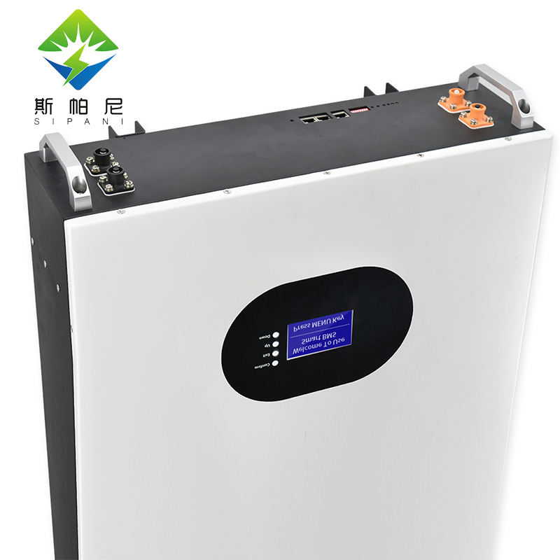 SIPANI Wall Mounted Battery Solar Lifepo4 Lithium Power Energy Wall 10kwh Battery