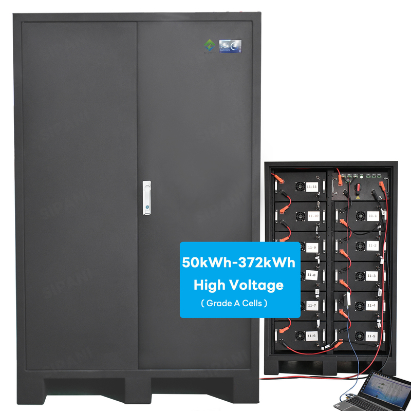 50kWh 100kWh 150kWh 200kWh Battery Storage System 528V HV ESS Rack Mount High Voltage Ups Lifepo4 Battery Pack Solar 105kwh Compatible with Deye Inverter