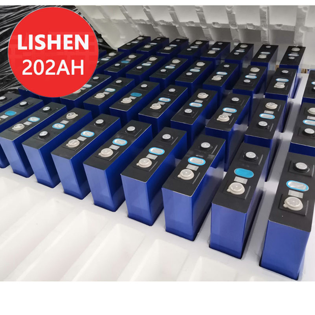 3.2v Lifepo4 Battery 200ah 202ah Lishen Deep Cycle Primastic Cell Solar Phosphate Battery Outdoor Power Supply Power Wall