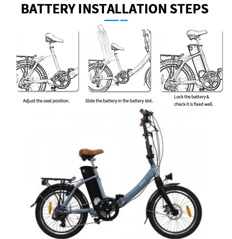 lithium ion battery electric bicycle