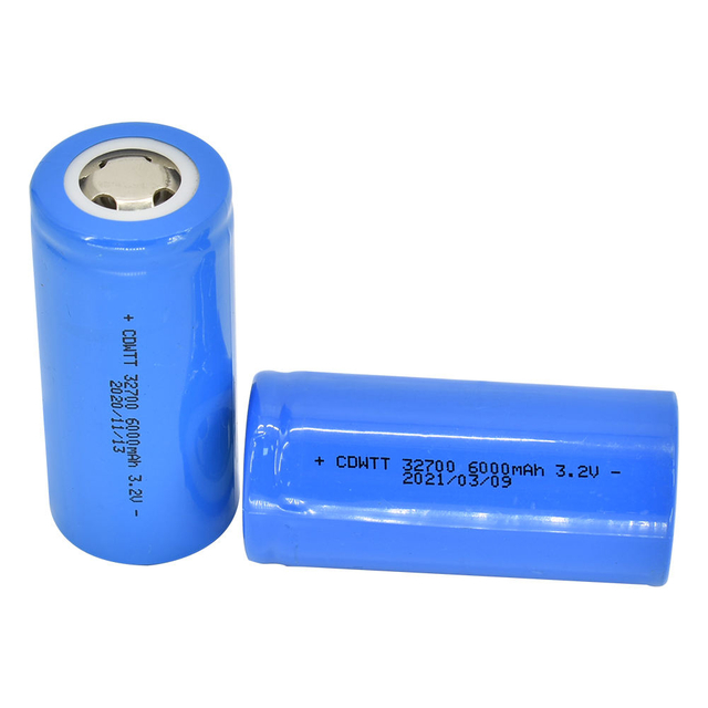 Rechargeable Solar Storage Battery Cell 32700 32650 BMS 3.2v 5500mAh 6ah lithium battery cells Lifepo4 Battery Cell