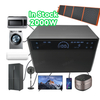 PLUG and PLAY 2000W Portable Power Station 51.2v 45ah LiFePO4 Battery with Pure Sine Wave Inverter for Outdoor Camping RV Usage